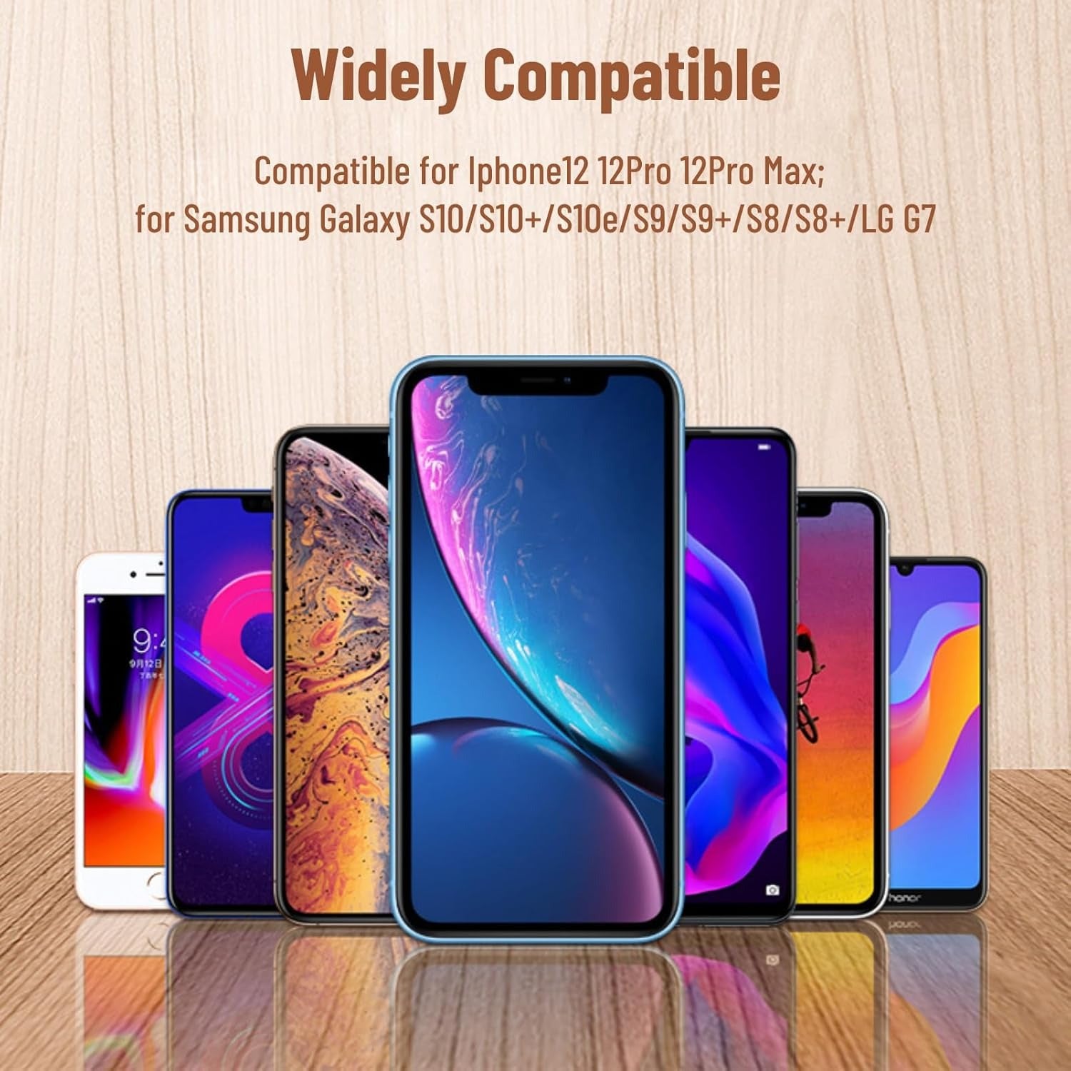 Eco-Desk Bamboo Charger: Perfect Frequency Wireless Stand