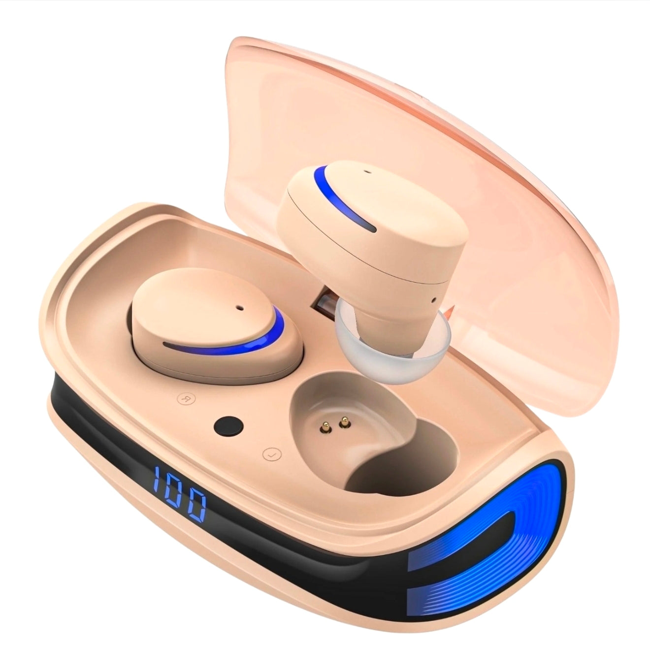 Stay Tuned 100, in High-Fidelity Wireless Earbuds – Waterproof, Built-In Mic, Long Battery Life