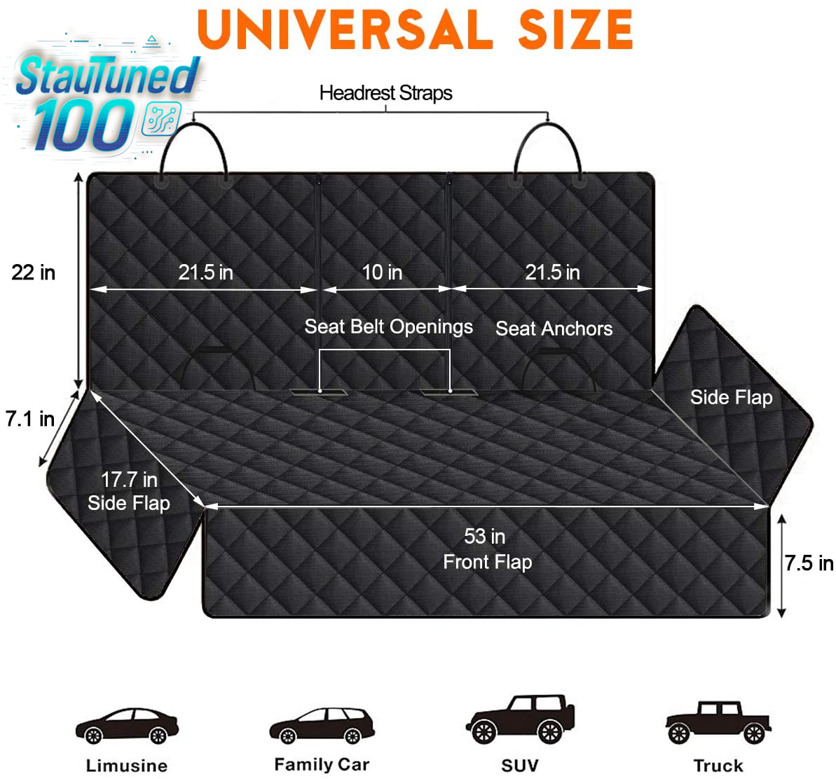 Fido's Fancy Ride Blanket: The Ultimate Doggie Adventure Seat Suit – No Slips, No Slobbers, Just Wagging Tails in Style!