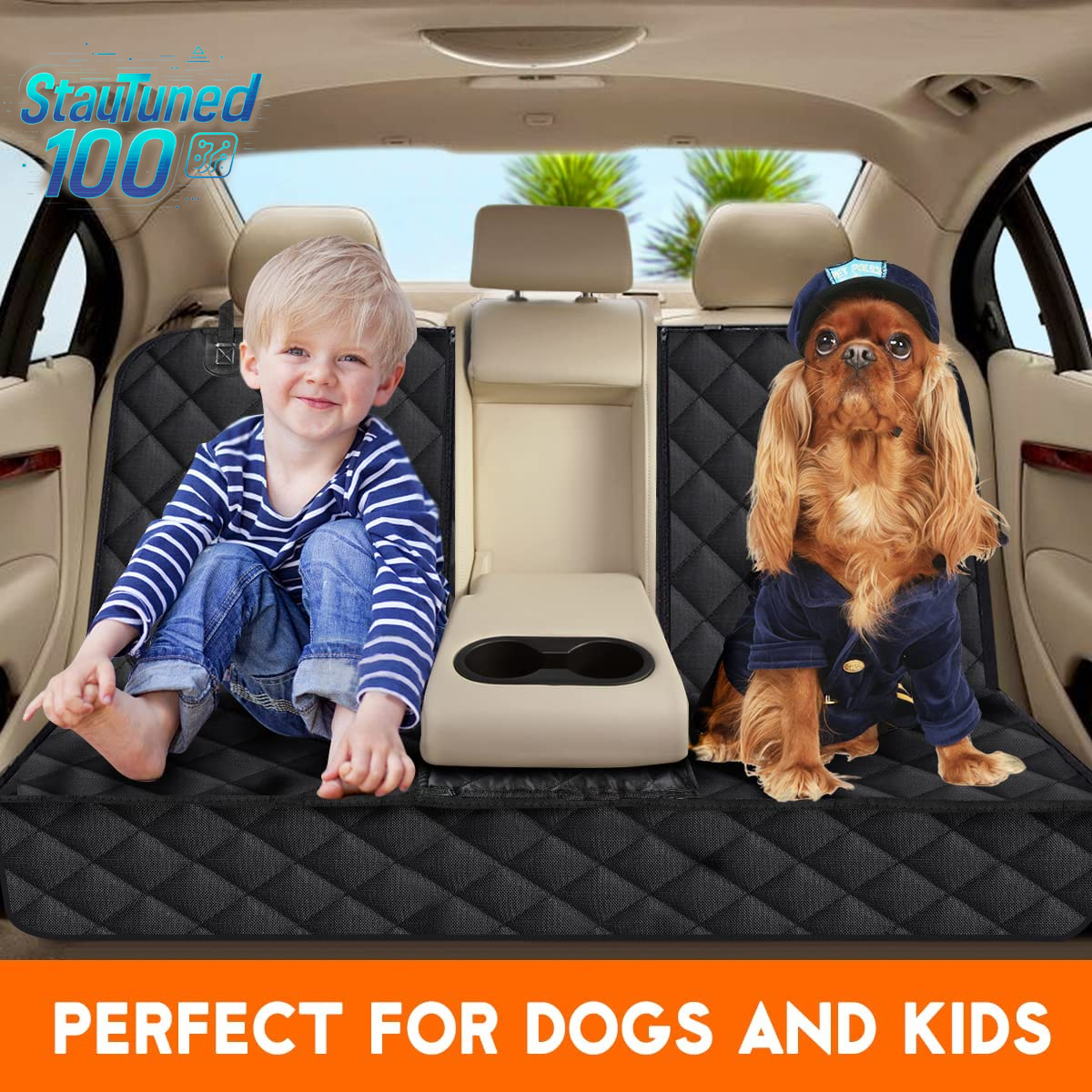 Fido's Fancy Ride Blanket: The Ultimate Doggie Adventure Seat Suit – No Slips, No Slobbers, Just Wagging Tails in Style!